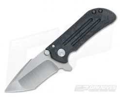 Direware M8 Tanto Flipper Knife Marbled Carbon Fiber and M390