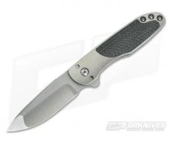 Direware Tailwhip Titanium Frame Lock Flipper Silver Lightning Strike Carbon Fiber S110V