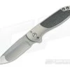 Direware Tailwhip Titanium Frame Lock Flipper Silver Lightning Strike Carbon Fiber S110V 013