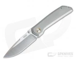 Pena Knives X-Series Mula Thumb Stud Satin M390 Titanium Frame Lock Folder
