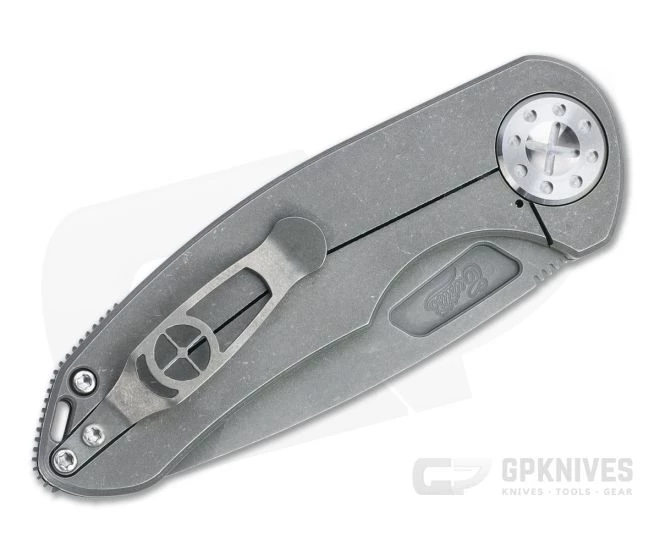 Curtiss Knives F3 Medium Dark Stonewashed XHP Spanto Non-Flipper Standard Slim Folder - Image 2