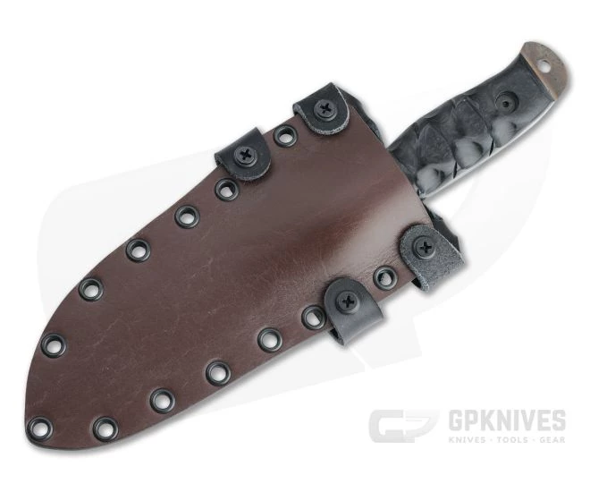 Dawson Knives Pathfinder Arizona Copper 3V Marbled Carbon Fiber Fixed Blade - Image 2