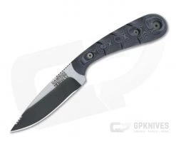Dawson Knives Serengeti Specter 3V Pewter/Black G10 Fixed Blade