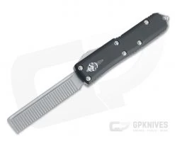 Microtech Tactical Beard Comb Stonewashed Fine Tooth (UTX-85) OTF Automatic