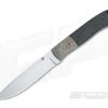 Aaron Frederick 3PS Medium Fixed Blade Damascus Bolster and LS Carbon Fiber