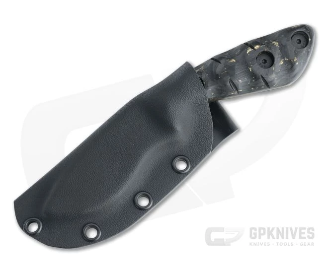 Dawson Knives Pequeno Arizona Copper 3V Copper Shred Carbon Fiber Fixed Blade - Image 2