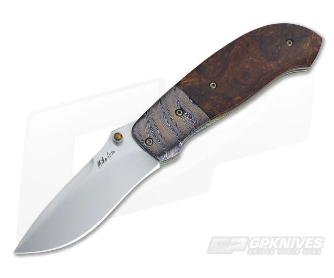 Mike Irie Model 1 Folder Desert Ironwood S35VN #337
