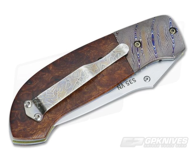 Mike Irie Model 1 Folder Desert Ironwood S35VN #337 - Image 2