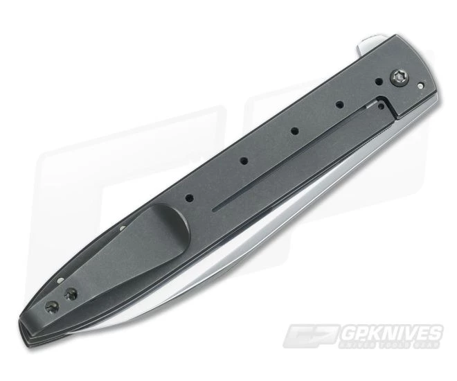 Brad Zinker Custom Wharncliffe Titanium FLF 3.5" Hand Rubbed - Image 2