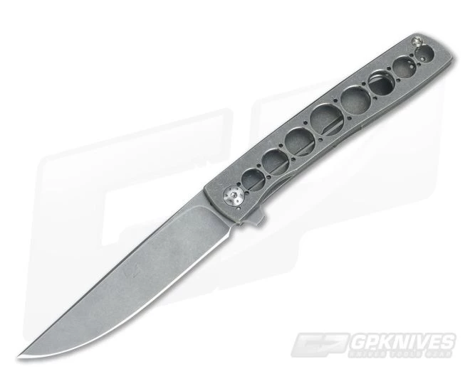 Brad Zinker Custom Urban Trapper Titanium Stonewashed FLF 3027