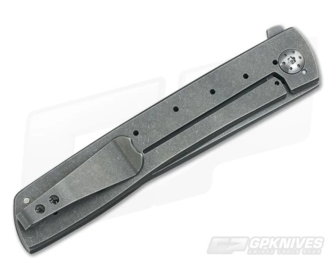 Brad Zinker Custom Urban Trapper Titanium Stonewashed FLF 3027 - Image 2