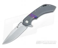 Olamic Cutlery Wayfarer 247 Titanium Flipper with TiMascus