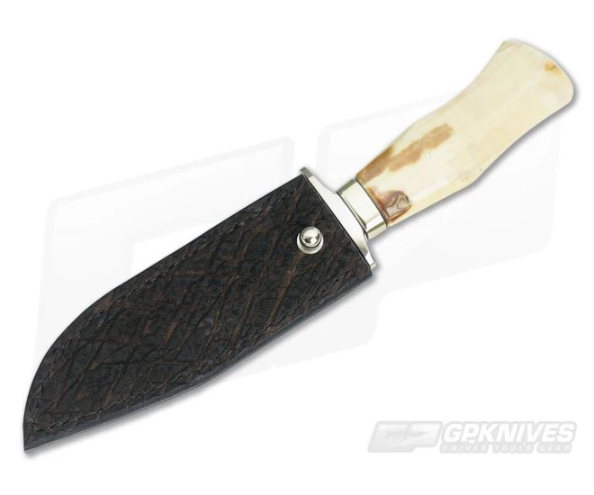 Bill Miller Custom Fighter with Fossil Walrus Ivory & Damascus - Image 2