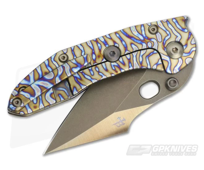 Borka Blades Stitch Flamed Folder Chisel M390 - Image 2