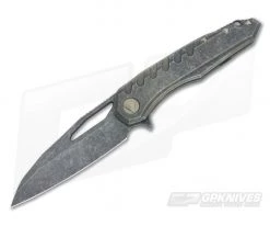 Marfione Custom Sigil MK6 Titanium M390 Acid Washed #001