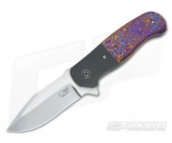 Chad Nell Patton Flipper Moire TiMascus and Zirconium