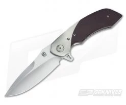 Olamic Cutlery Wayfarer Classic Flipper Maroon Micarta