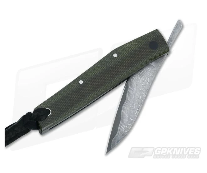 Hiroaki Ohta Knives OFF-L Green Micarta Friction Folder 3262 - Image 3