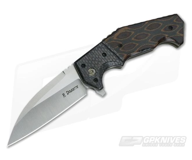 Randy Doucette Serpent Python Micarta Satin Elmax