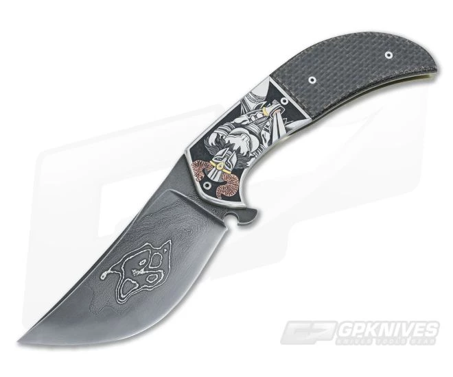 Jody Muller Custom Sassy Flipper with Woman Warrior Engraving