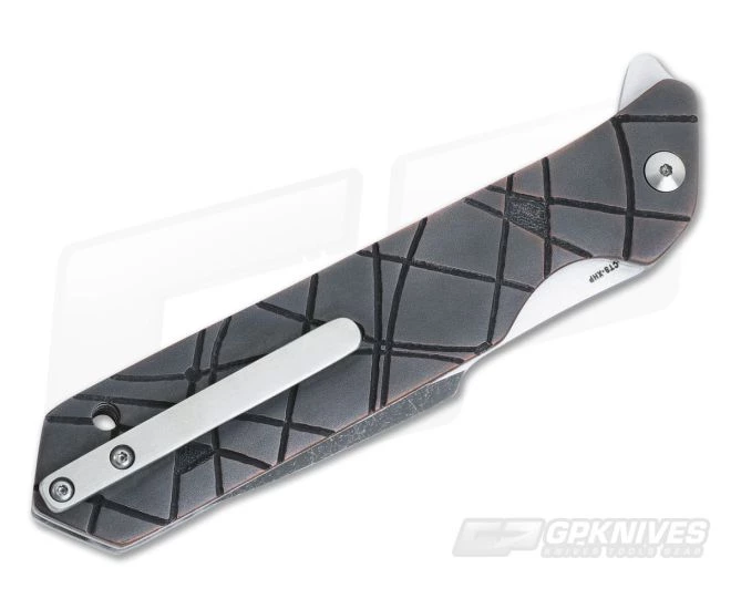 Olamic Cutlery Rainmaker Flipper One Off Copper with CTS-XHP Blade - Image 2