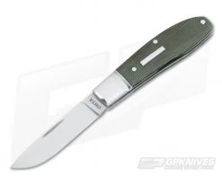Hiroaki Ohta #106 Mini Drop Point Green Micarta Folder