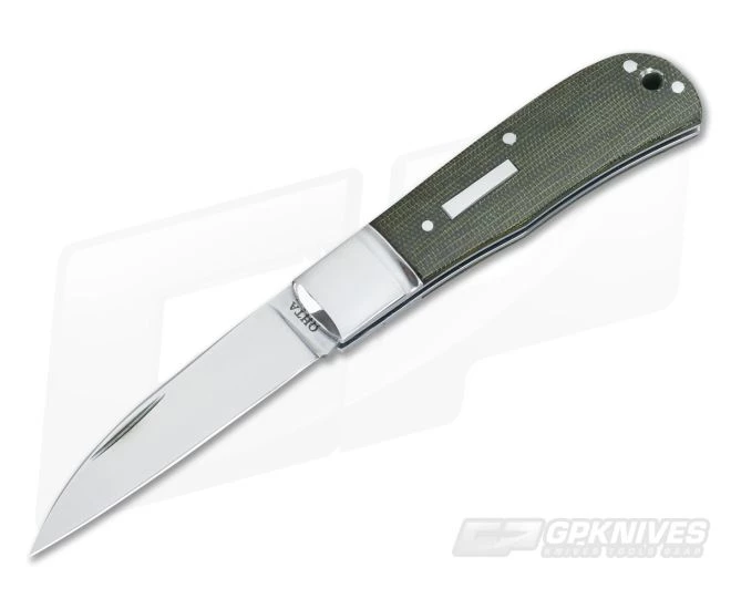 Hiroaki Ohta #112 Wharncliffe Green Micarta Slip Joint