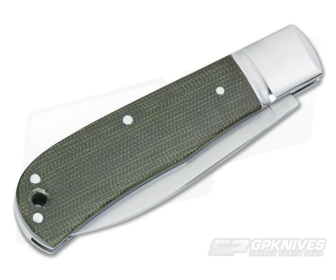 Hiroaki Ohta #112 Wharncliffe Green Micarta Slip Joint - Image 2