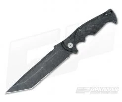 Brian Tighe Custom Tighe Breaker 5" Tanto Fixed Blade #1 Carbon Fiber