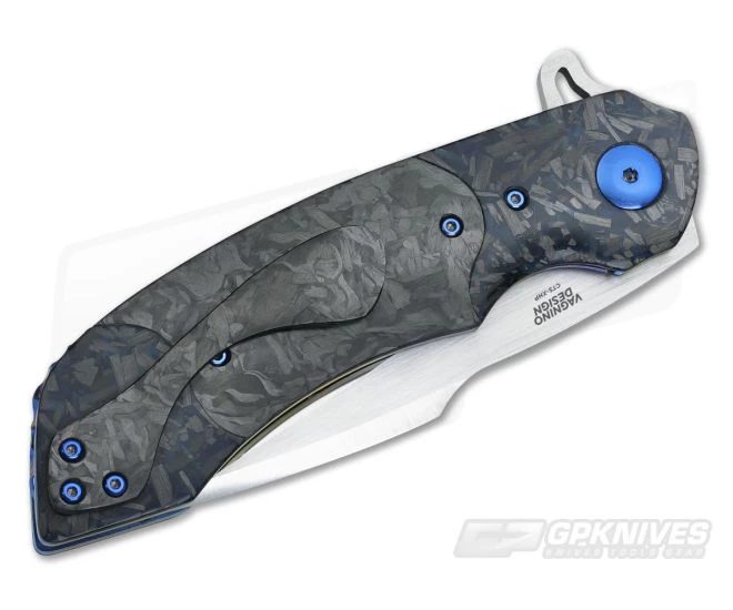 Olamic Cutlery Wayfarer Shred Carbon Fire Harpoon Blade - Image 2