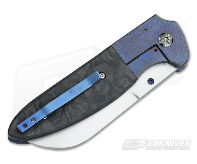 Sheepdog Knives Custom Deviant Blue Ti Folder - Image 2