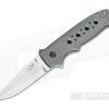 Chad Nell New York Flipper Titanium w/Green Micarta Accents