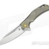Olamic Cutlery Swish Flipper Bronze Stonewash Ti Satin Elmax