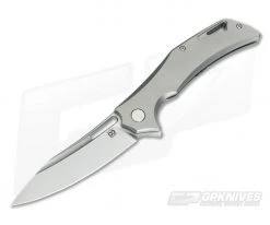 Olamic Cutlery Swish Flipper Matte Titanium Satin Elmax
