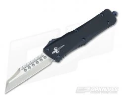 Marfione Custom Combat Troodon Warhound Stonewash M390 Automatic Knife