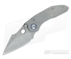 Borka Blades Mini Stitch Tumbled M390 Frame Lock