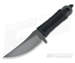 Borka Blades SBK-L M390 Fixed Blade DLC with Black Cord Wrap