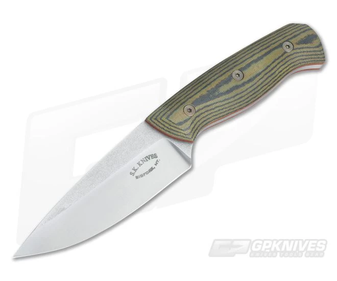 Steve Kelly Ranger 52100 Fixed Blade Camo Micarta