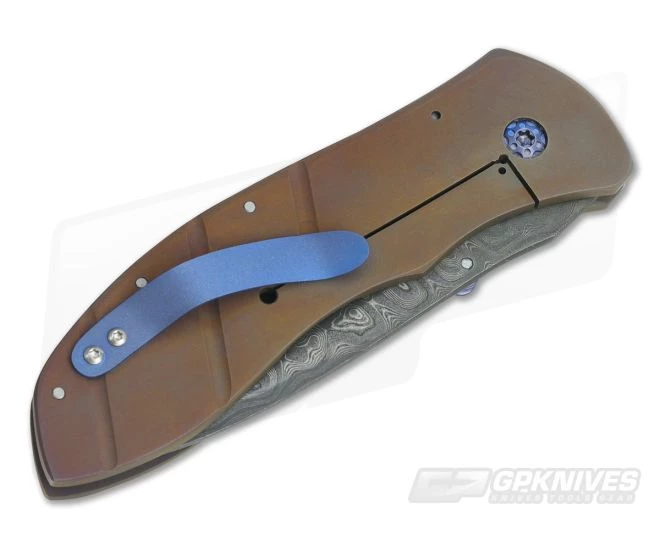 Aaron Frederick Custom Mathor Bronze Titanium and Damascus - Image 2