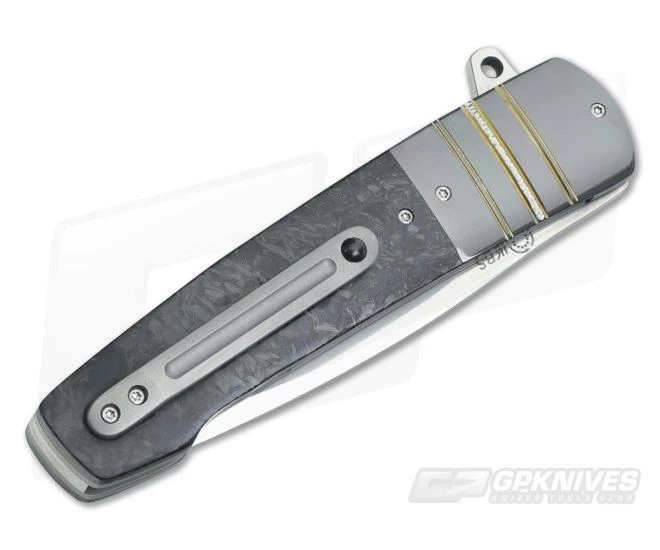 Herucus Blomerus LL 07 Marble Carbon Fiber and Zirconium Liner Lock Folder - Image 2