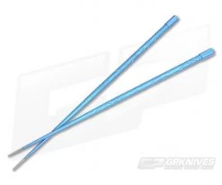 Steve Kelly TiSushi Sticks Teal Anodized Titanium Chopsticks