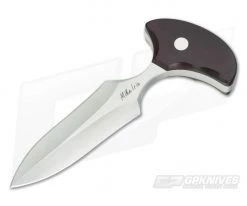 Mike Irie Version 2 Push Dagger Burgundy Linen Micarta