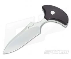 Mike Irie Version 3 Push Dagger Maroon Linen Micarta