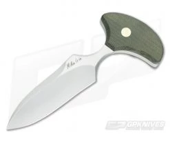 Mike Irie Version 3 Push Dagger Green Canvas Micarta