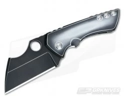 Sergey Rogovets Rhino Wharncliffe Black/White Frame Lock