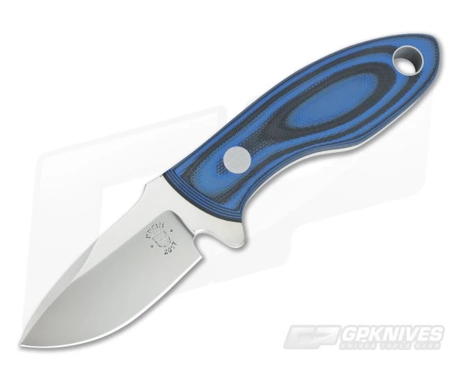 Tom Krein Custom Hydra Blue/Black G10 Fixed EDC