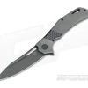 Olamic Cutlery Swish Flipper Darkblast Titanium C-Tek Inlay PVD Elmax