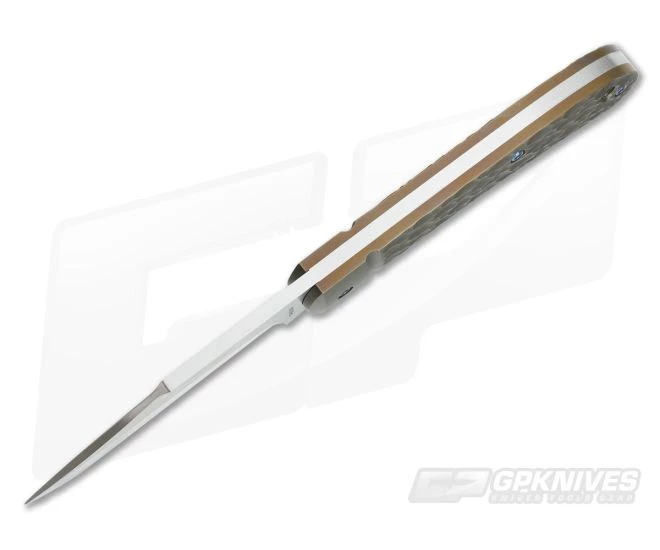 Enrique Pena Custom Lanny's Clip Point Jigged Bronze Titanium Slipjoint - Image 3