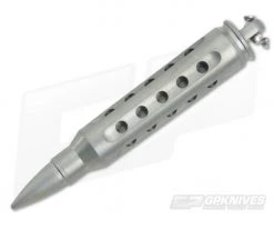 Steve Kelly .223 Bullet Dangler Titanium Key Chain Gun Metal Gray 3588