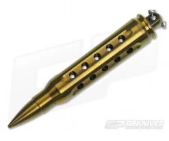 Steve Kelly .223 Bullet Dangler Titanium Key Chain Bronze 3603